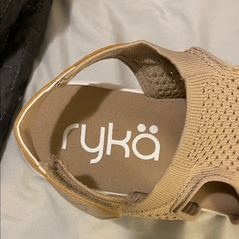 Ryka Beige Open-Toe Sandals - Picture 2 of 3